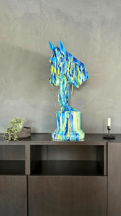 Horse Head Statue
