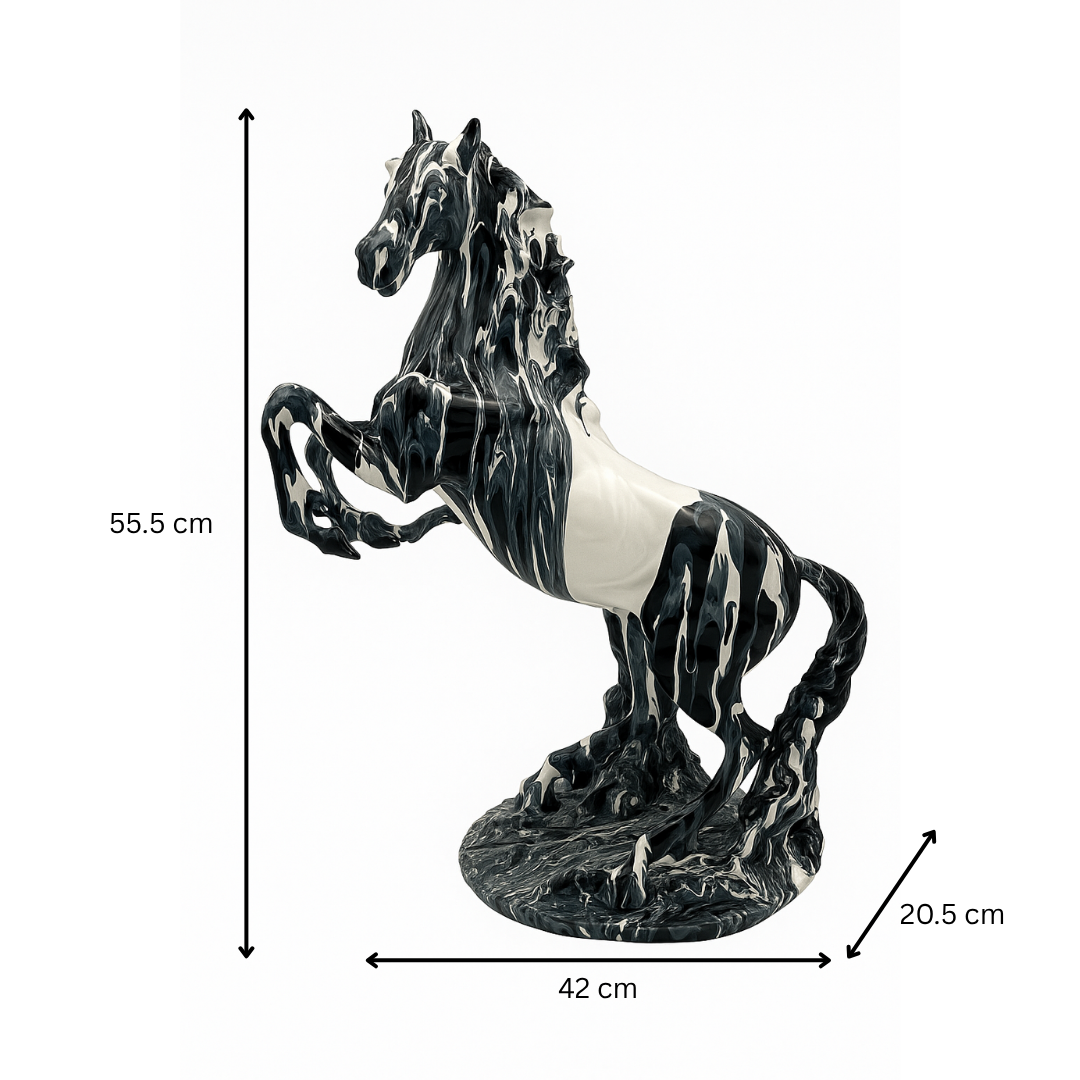Statue Cheval Cabré