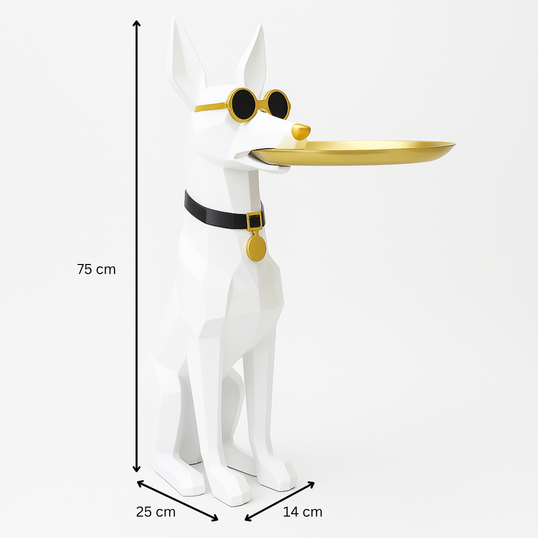 Butler Dog Statue - Right
