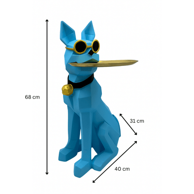 Estatua del perro Butler - Perfil