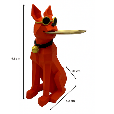 Estatua del perro Butler - Perfil