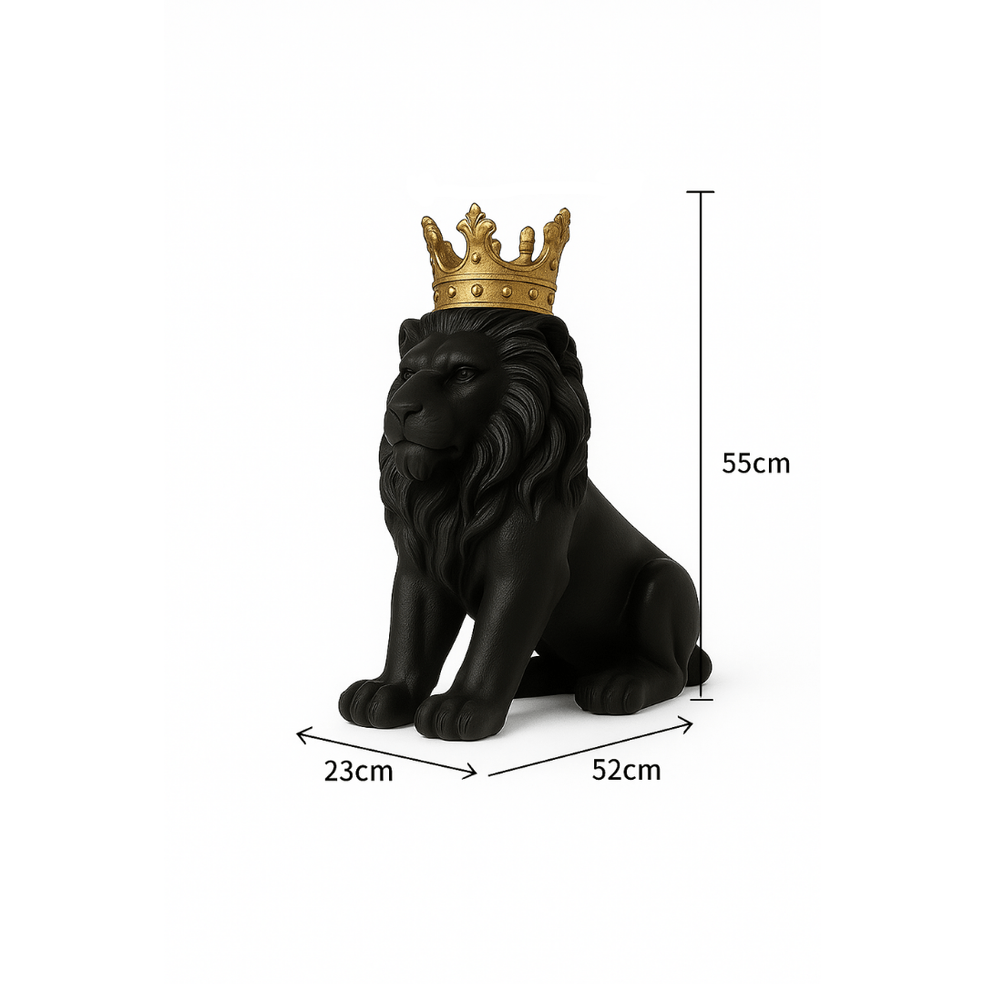 Estátua Leão Coroado em