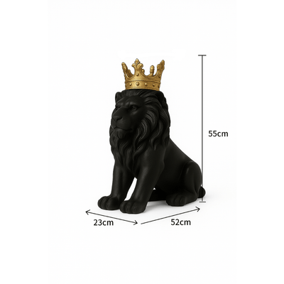 Estátua Leão Coroado em