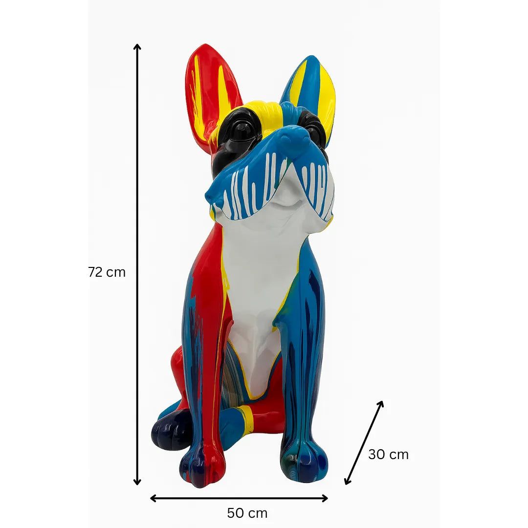 Sitting Bulldog Statue