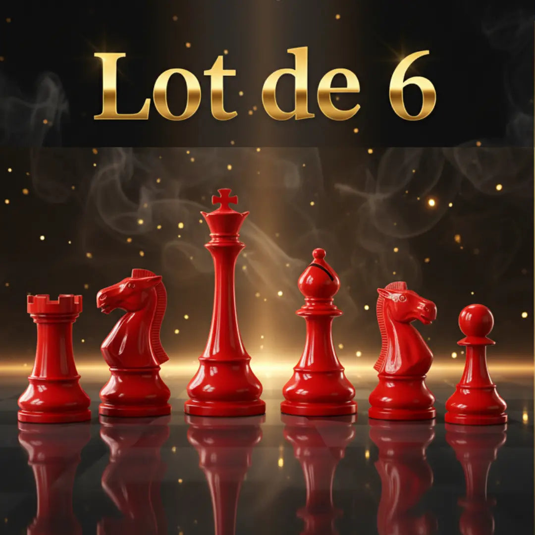 Set complet 6 pièces d'échec