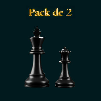 Lot 2 pièces d'échec