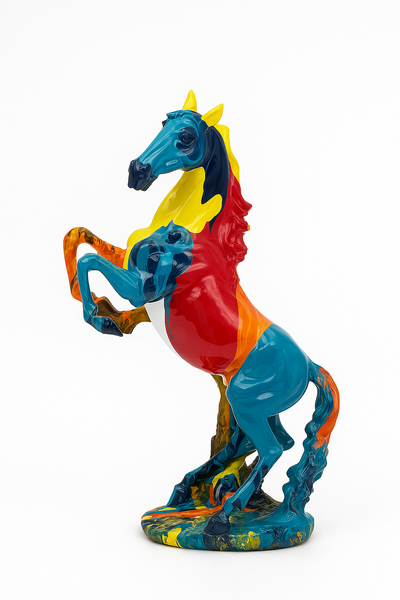 Statue Cheval Cabré