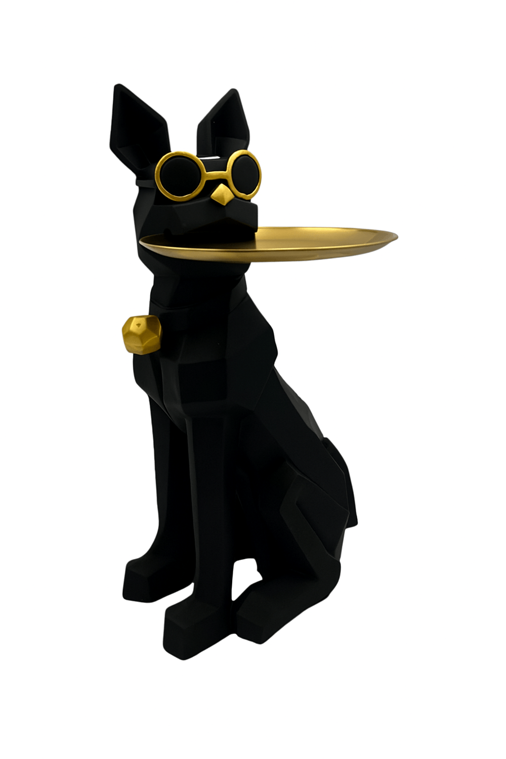 Estatua del perro Butler - Perfil