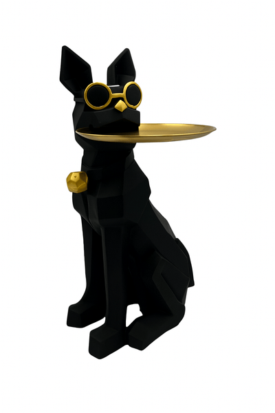 Estatua del perro Butler - Perfil