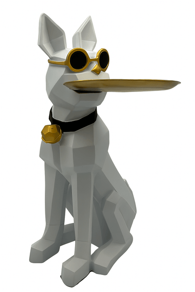 Estatua del perro Butler - Perfil