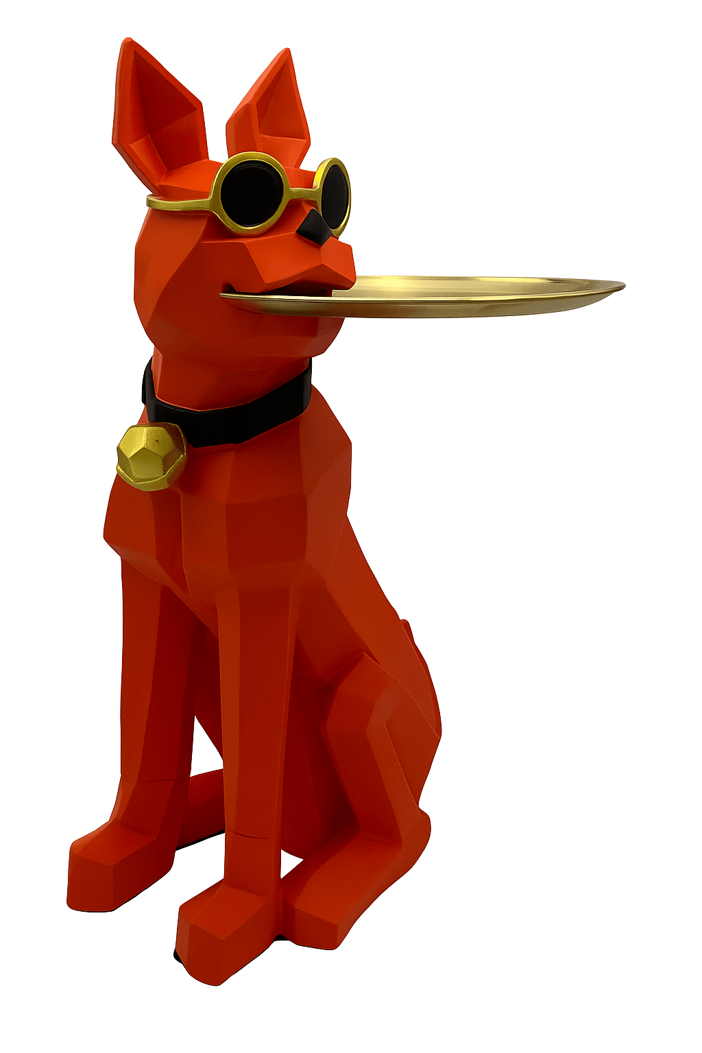 Estatua del perro Butler - Perfil