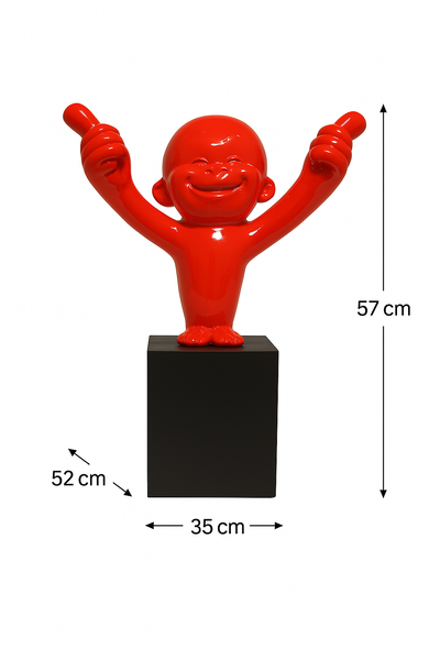 Statua Personaggio Rosso – Due Pollici in Su