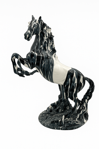 Statue Cheval Cabré