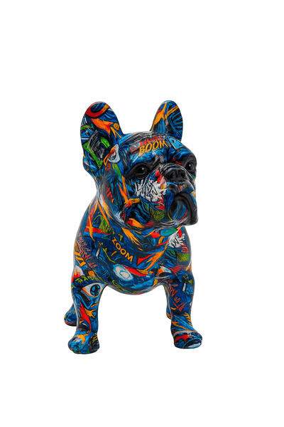 Estátua Bulldog em Pé
