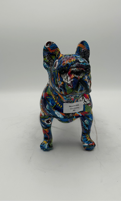 Estátua Bulldog em Pé