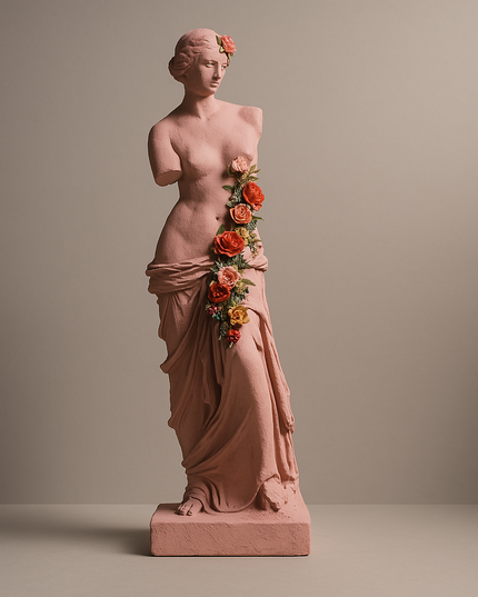 Rosalina - Vénus Rose avec Motifs Floraux