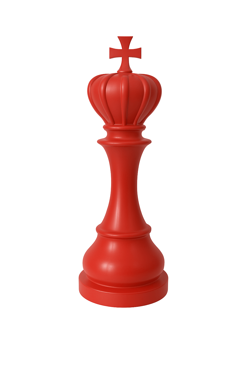 Statue d’échecs géante GRANDIOSE en résine rouge représentant un roi, design contemporain pour décoration extérieure ou intérieure. Idéale pour jardin ou terrasse.